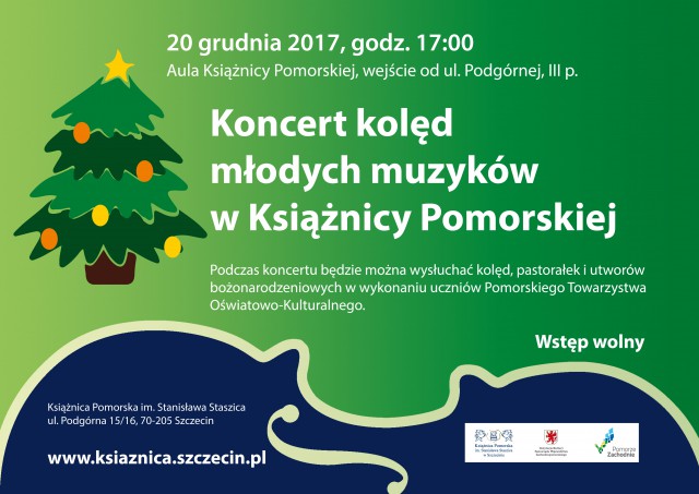 Bożonarodzeniowy koncert młodych muzyków w Książnicy Pomorskiej