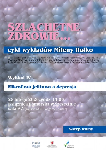 Mikroflora jelitowa a depresja - wykład Mileny Hałko
